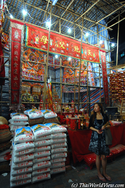 Rice donation - Hungry ghost festival