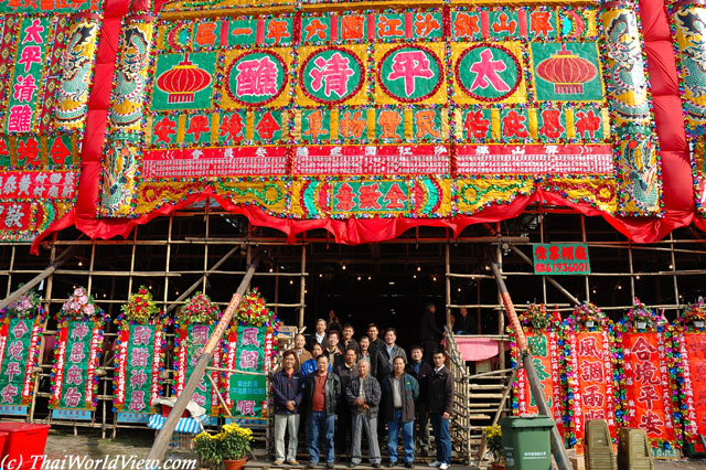 Huge opera tent - Sha Kong Wai Ta Tsiu Festival