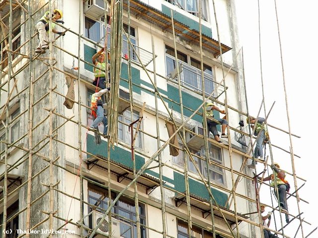 Bamboo scaffolds - Mid-Levels district