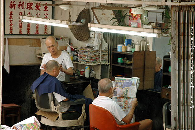 Street Hairdresser - Sheung Wan district