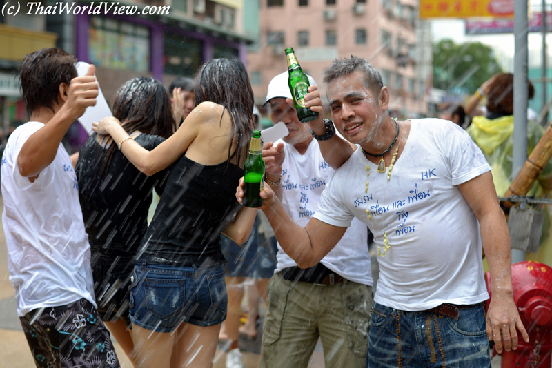 Thai revellers - Kowloon City