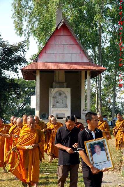 Buddhist funeral - Nongkhai province