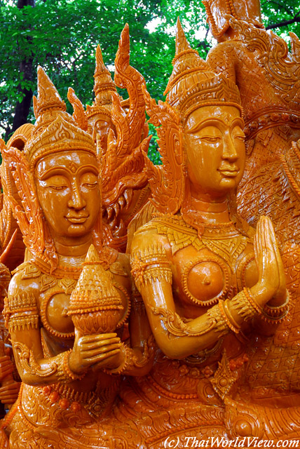 Sculptured candle - Ubon Ratchathani