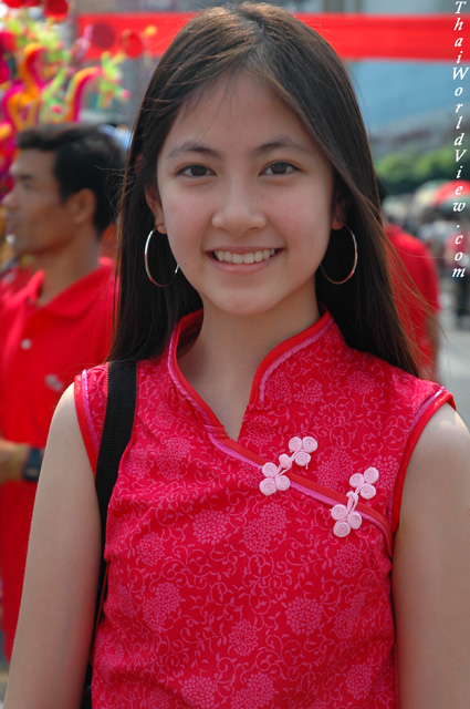 Smiling lady - Yaowarat district