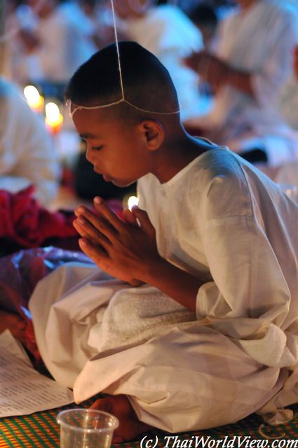 Thai boy - Wat Photisompharn - Nongkhai province