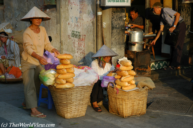 Bread sellers - Old Quarter