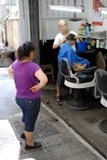 Outdoor hairdresser