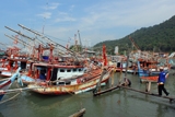 Fishermen boats