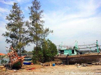 Fishermen boats