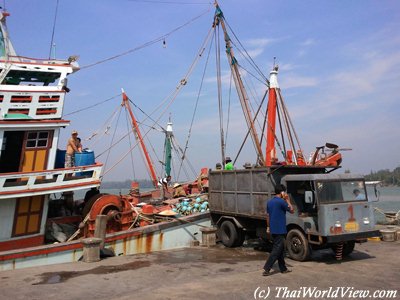 Fishermen boats