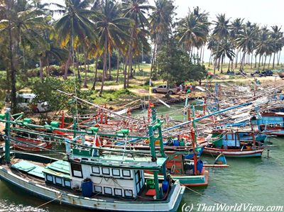 Fishermen boats