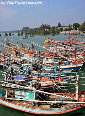 Fishermen boats